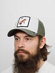 Бейсболка GOORIN BROTHERS арт. 101-1433 (оливковый / белый)